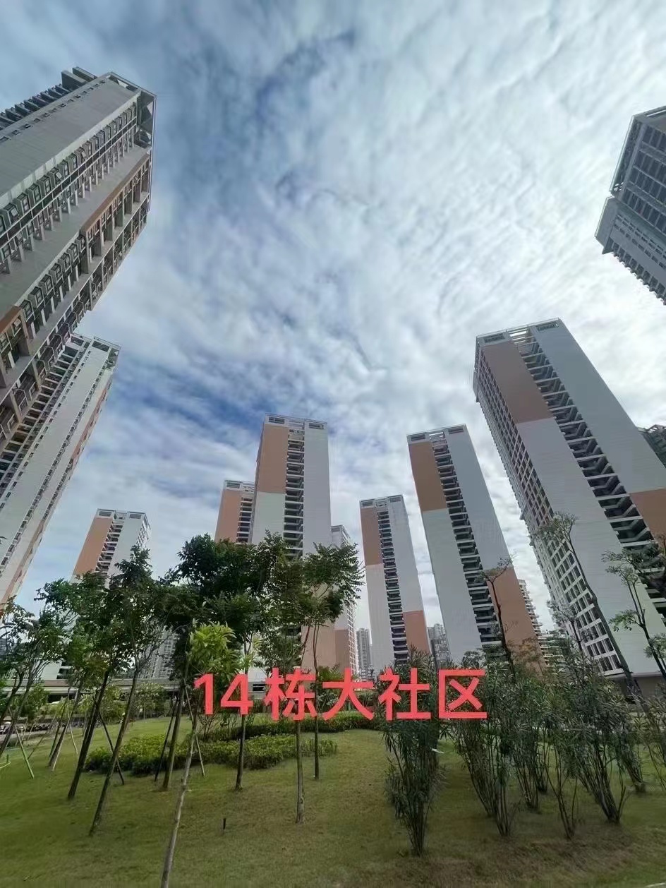 深圳光明区14栋花园小区：面积多样、单价亲民。